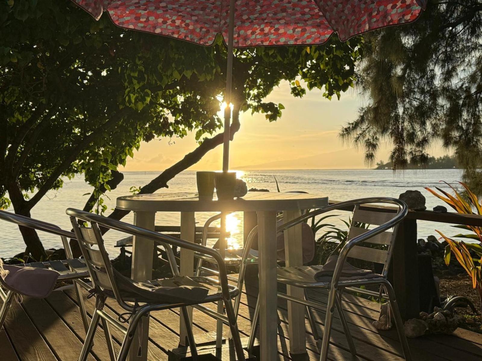 Bungalow Vue Lagon 180 Degre, La Maison Bleue Moorea Exterior photo